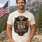 Vintage T-Shirt One Nation Under God Patriotic Freedom Cross