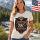 Vintage T-Shirt One Nation Under God Patriotic Freedom Cross