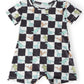 Dino Checkers S/S Shorty One-Piece