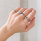 Silver Wildflower Signet Ring