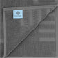 Luxury Bath Mat Floor Towel Set 22 x34 in 2 Pack Dark Gray Absorbent Cotton