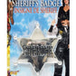 Silver Sheriff's Badge Costume Accessory