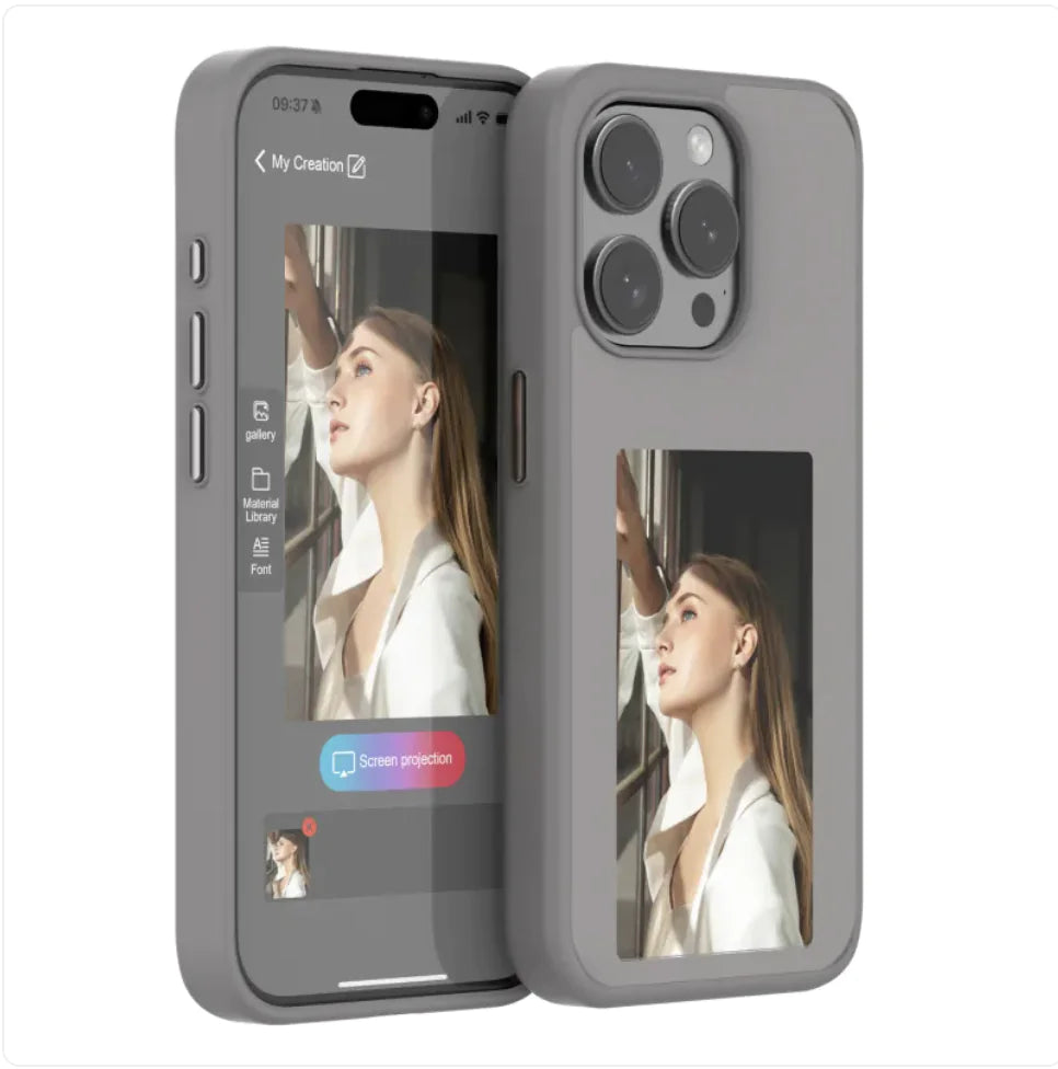 DIY Phone Case with Smart Projection Screen – 4 Colors