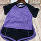 Kids Fitness T-shirt and Gym Shorts