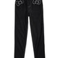 Hello Kitty Toddler Girls Ponte-Knit Bow Leggings - Black, Size 2T