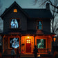 AtmosFX Halloween Digital Decoration USB - Ghostly Apparitions + 5.5 ft x 9 ft Projection Screen