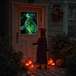 HoliScapes® USB Projector Kit - Ghostly Jump Scares + Projector + 5.5 ft x 9 ft Projection Screen