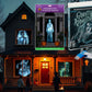 AtmosFX Halloween Digital Decoration USB - Ghostly Apparitions + 5.5 ft x 9 ft Projection Screen
