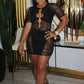 Cut Out Sexy Zebra Mesh Transparent Women's Pencil Short Dresses Mini Dress for Beach Bodycon