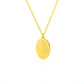 Birth Mother Flower Neckalce New Month Necklace For Mom Gold Color Oval Pendant Necklace