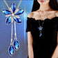 Long Necklaces& Pendants for Women Collier Femme Geometric Fashion Crystal Jewelry