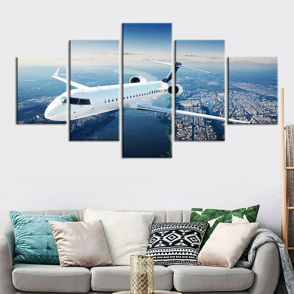 First Class Vintage Aviation 5-Panel Set