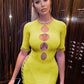 Cut Out Sexy Zebra Mesh Transparent Women's Pencil Short Dresses Mini Dress for Beach Bodycon