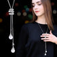 Long Necklaces& Pendants for Women Collier Femme Geometric Fashion Crystal Jewelry