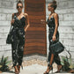 Women Sleeveless Loose Baggy Trousers Solid Romper Jumpsuit Cotton Print Broadcloth