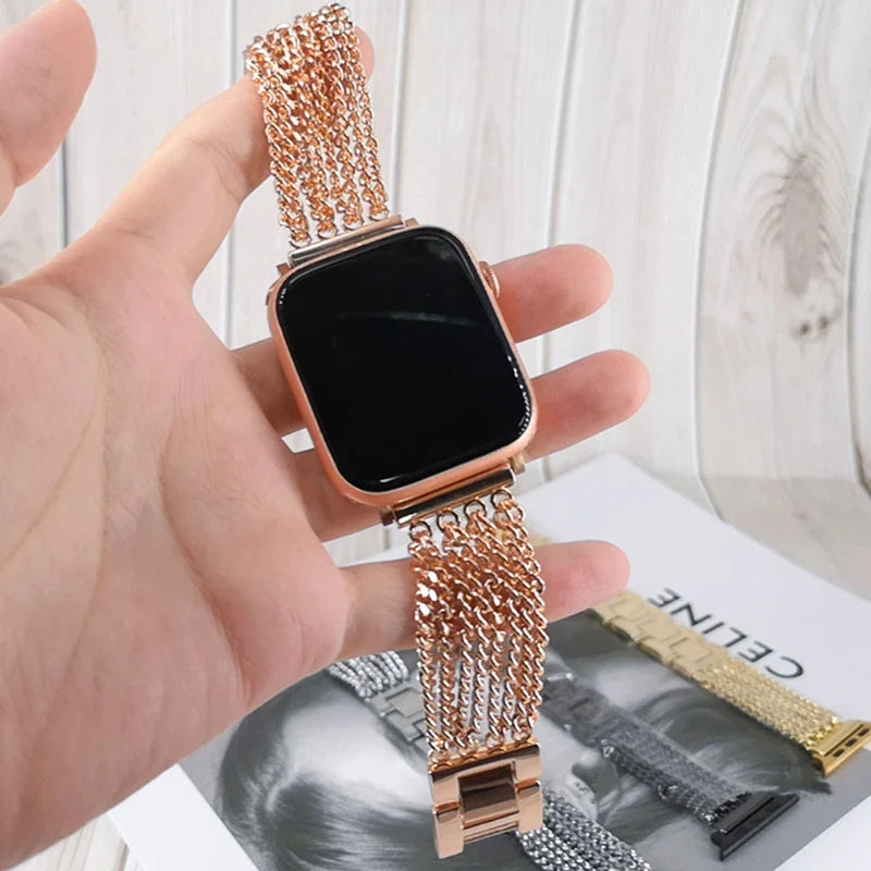 Apple Watch Multi-Strand Chain Bracelet Band