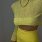 Elegant See Through Long Sleeve Mock Neck Women Tops Fashion Streetwear T-Shirts