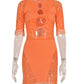 Cut Out Sexy Zebra Mesh Transparent Women's Pencil Short Dresses Mini Dress for Beach Bodycon