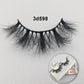 RED SIREN Fluffy Mink Lashes Short Messy Wispy Natural Eyelashes 10mm-18mm Hamdmade Real 3D Mink Eyelashes Makeup False Lashes