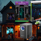 HoliScapes® USB Projector Kit - Halloween Hollusion + Projector + 5.5 ft x 9 ft Projection Screen