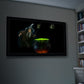 HoliScapes® USB Projector Kit - Halloween Hollusion + Projector + 5.5 ft x 9 ft Projection Screen