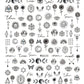Nail Sticker Snake  Dragon Butterfly Black Multicolor Decals Nail Art Tattoo Slider Water Transfer Letter Nails Art Decoration