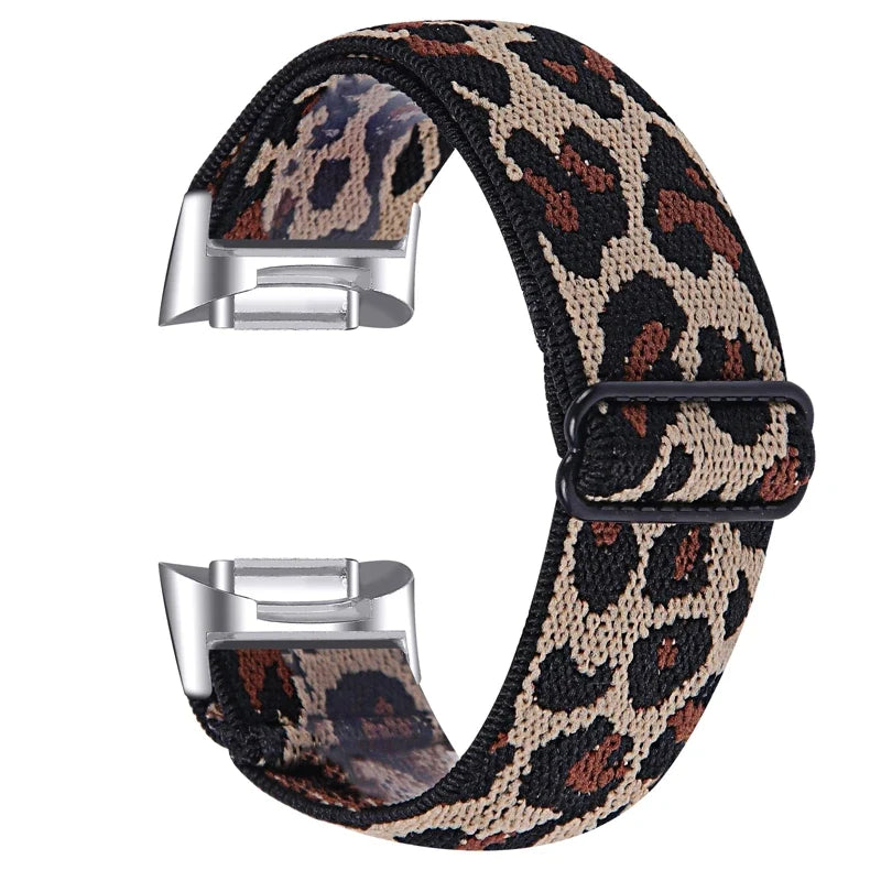 Fitbit Charge 5 & 6 Stretch Nylon Band, Solid & Patterned