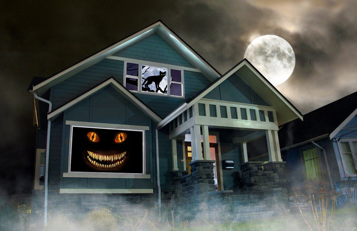 AtmosFX Halloween Digital Decoration USB - 4 Seasons + 48" x 72" Projection Screen