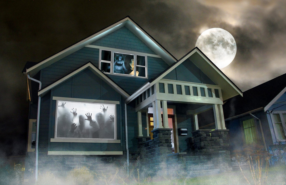 AtmosFX Halloween Digital Decoration USB - 4 Seasons + 48" x 72" Projection Screen