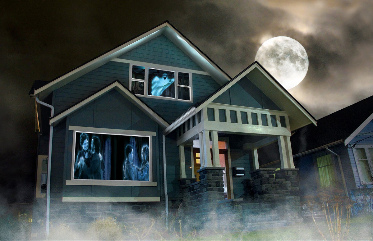 AtmosFX Halloween Digital Decoration USB - 4 Seasons + 48" x 72" Projection Screen