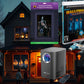 HoliScapes® USB Projector Kit - Halloween Vol 1 + Projector + 48" x 72" Projection Screen
