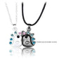 2Pcs/Set Magnetic Couple Necklace Unicorn Shaped Magnet Couple Necklace Jewelry
