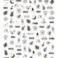 Nail Sticker Snake  Dragon Butterfly Black Multicolor Decals Nail Art Tattoo Slider Water Transfer Letter Nails Art Decoration