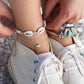 Luxury Bohemian Star Shell Ankle Bracelet Foot Jewelry Brecelet Simple Shell Anklets for Women Summer Style
