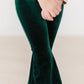 Hunter Green Velvet Bells