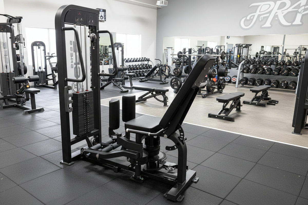 Selectorized Hip Abductor & Adductor Machine w/ 250lb weight stack (New)