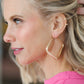 The Everyday Statement Hoop Square - Gold or Silver