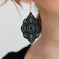Beautiful Black Wood Earrings