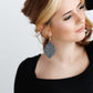 Beautiful Black Wood Earrings