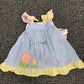 Blueberi Boulevard Baby Girls Gingham Bumblebee Sundress, 6-9 Months