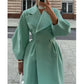 Vintage Lantern Sleeve Lapel Jacket