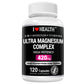 5-in-1 Magnesium Complex + Vitamin B6 Supplement - 420MG - High Absorption Magnesium Supplement for Sleep, Nerves, Muscles, Bones, 120 Capsules