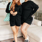 Checked Out Slippers in Black **FINAL SALE**