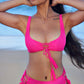 Indio Lace Up High Waisted Swimsuit Bottom