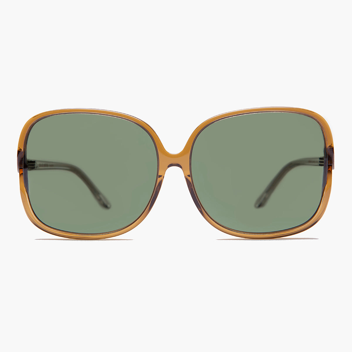 Oversized Square Sunglass with Polarized Lens - Jackie