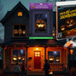 AtmosFX Halloween Digital Decoration USB - Jack-O-Lantern Jamboree + 48" x 72" Projection Screen
