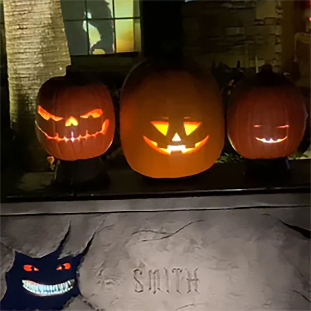 AtmosFX Halloween Digital Decoration USB - Jack-O-Lantern Jamboree + 48" x 72" Projection Screen