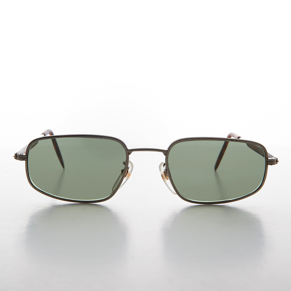 Rectangular Glass Lens Vintage Sunglass - Justin