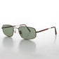 Rectangular Glass Lens Vintage Sunglass - Justin