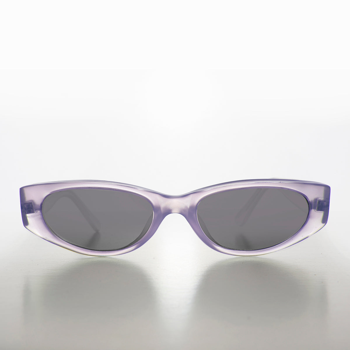 Edgy Rectangular Iridescent Vintage Sunglass - Kaile